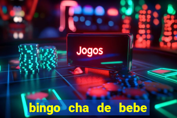 bingo cha de bebe cartelas para imprimir